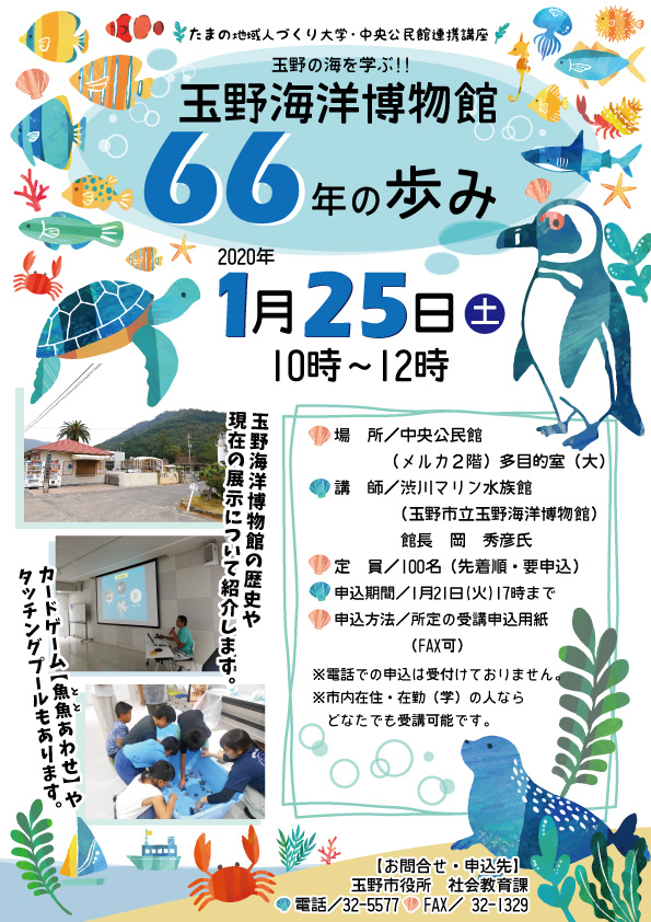 玉野海洋博物館66年の歩み