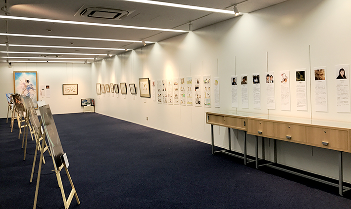 玉野市出身著名人作品展
